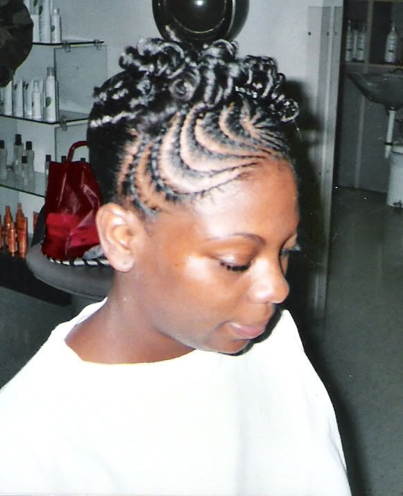 French Roll Hairstyle With Braids - French Braid Hairstyle Front